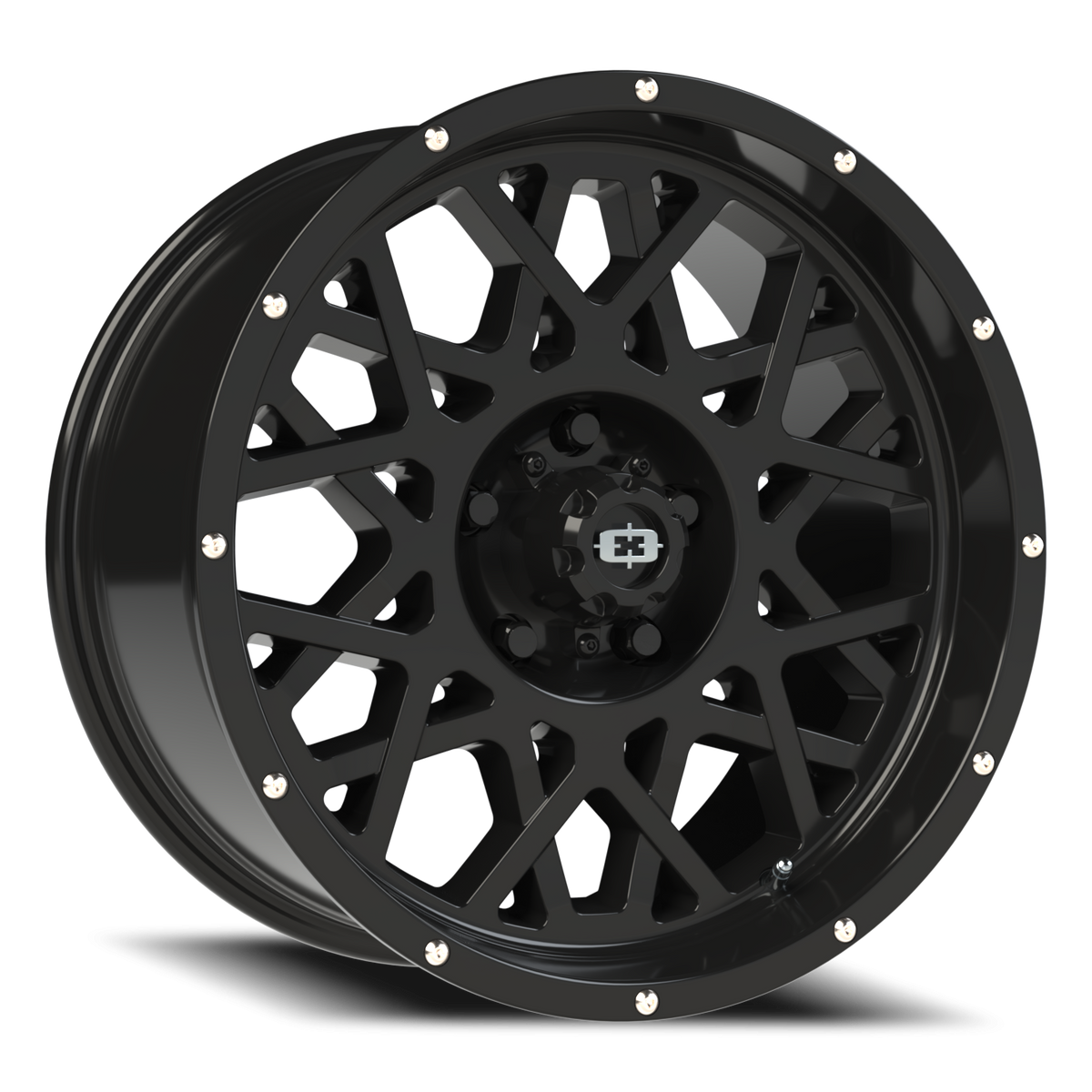 Vision Wheel 412 Gloss Black 18x9 -12 5x127mm 78.1mm - Wheelwiz