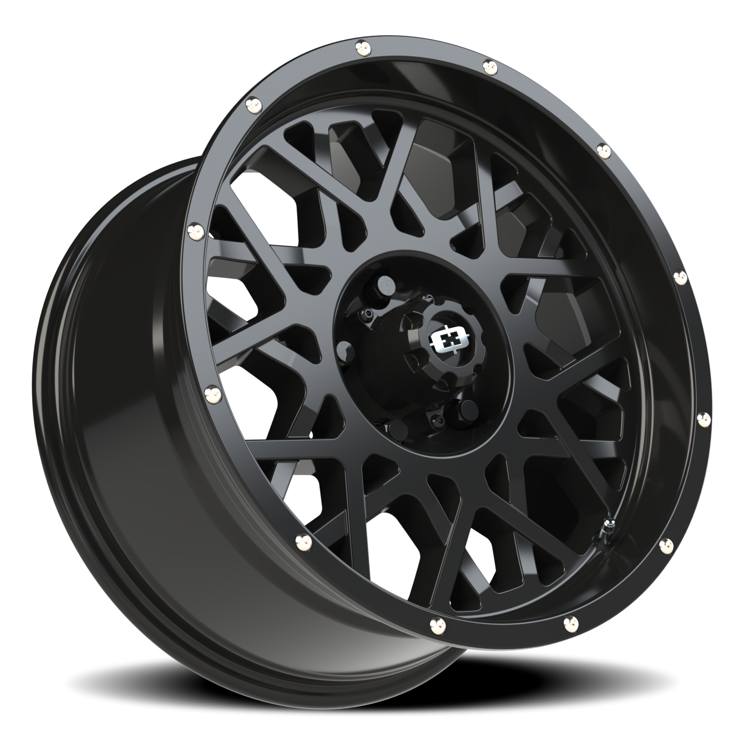 Vision Wheel 412 Gloss Black 18x9 +12 5x127mm 78.1mm - Wheelwiz