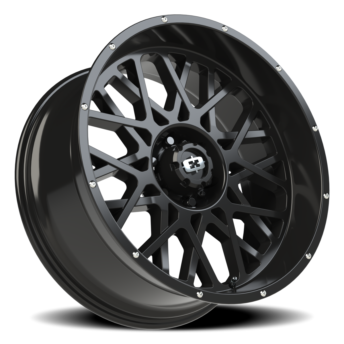 Vision Wheel 412 Gloss Black 22x10 -19 6x139.7mm 106.2mm - Wheelwiz