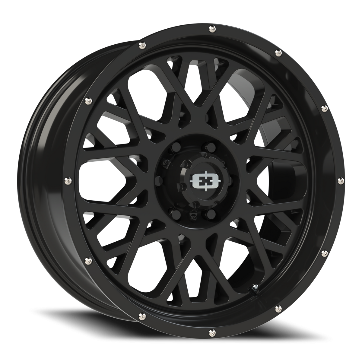 Vision Wheel 412 Gloss Black 20x9 +10 6x139.7mm 106.2mm - Wheelwiz