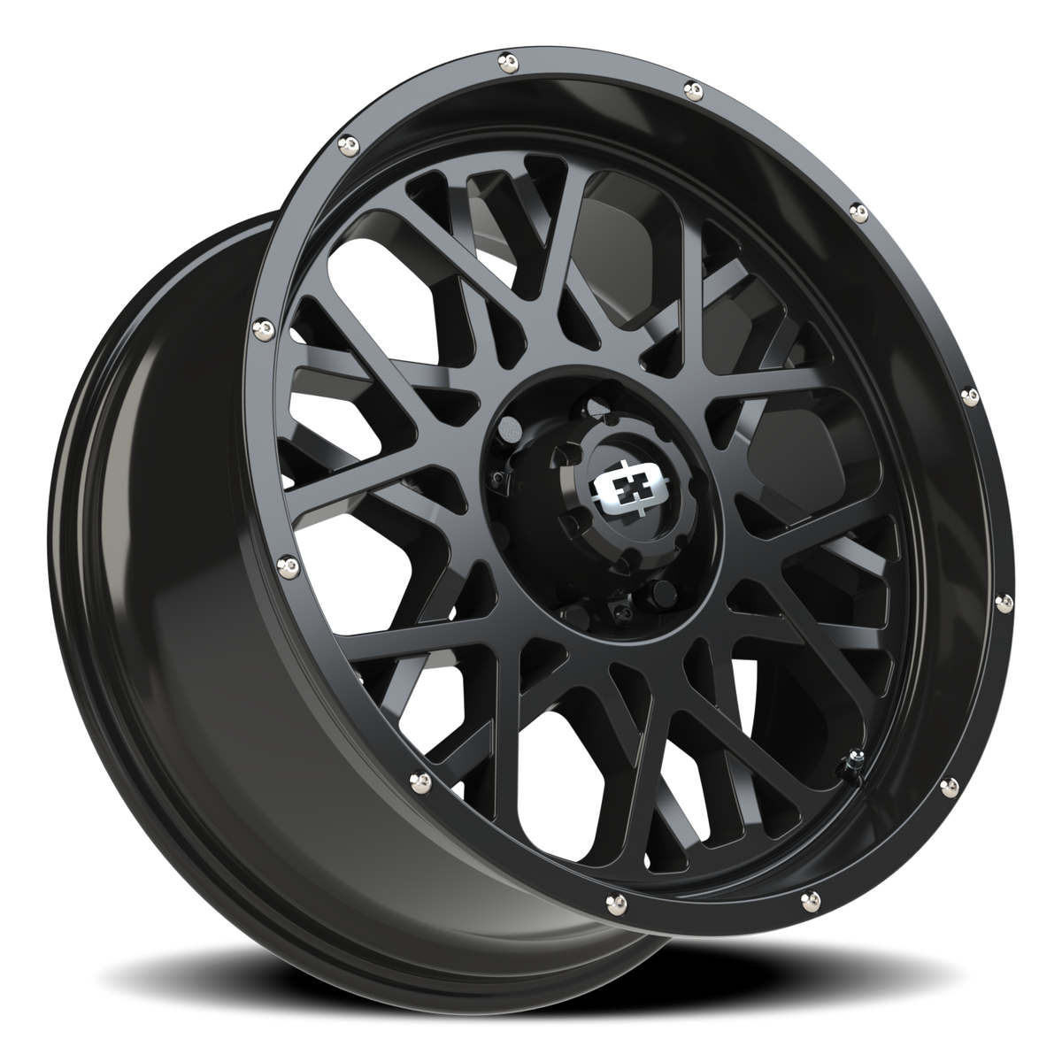 Vision Wheel 412 Gloss Black 20x9 +10 6x139.7mm 106.2mm - Wheelwiz