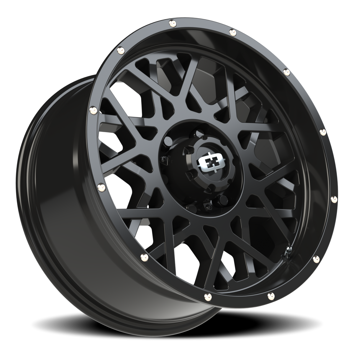 Vision Wheel 412 Gloss Black 18x9 +12 6x135mm 87.1mm - Wheelwiz