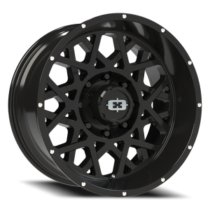 Vision Wheel 412 Gloss Black 20x10 -25 8x165.1mm 125.2mm - Wheelwiz