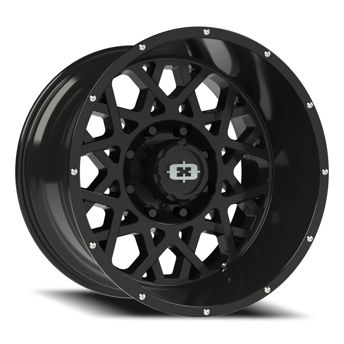 Vision Wheel 412 Gloss Black 20x12 -51 8x170mm 125.2mm - Wheelwiz