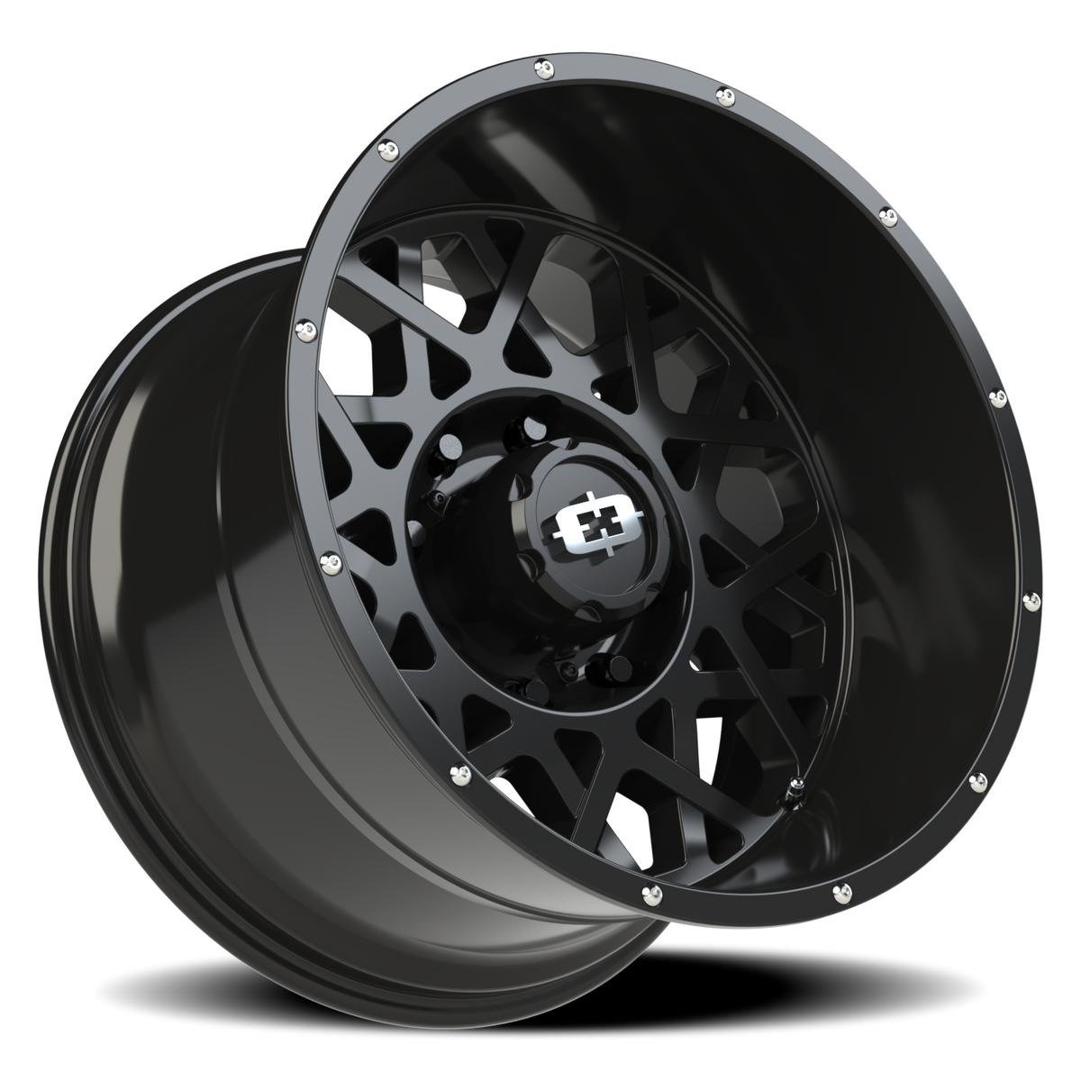 Vision Wheel 412 Gloss Black 20x12 -51 8x170mm 125.2mm - Wheelwiz