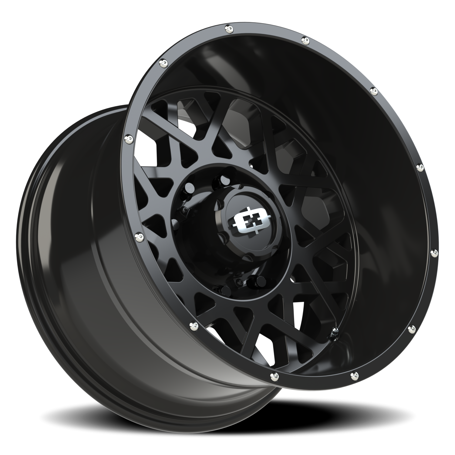 Vision Wheel 412 Gloss Black 20x12 -51 8x170mm 125.2mm - Wheelwiz