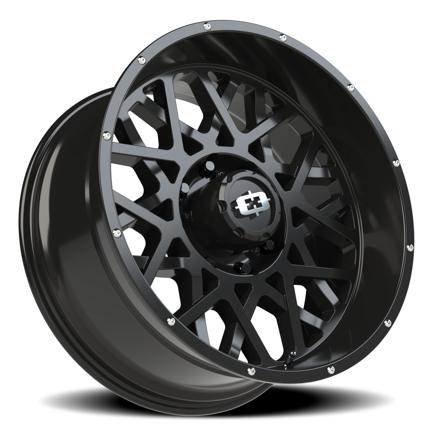 Vision Wheel 412 Gloss Black 22x10 -19 8x170mm 125.2mm - Wheelwiz