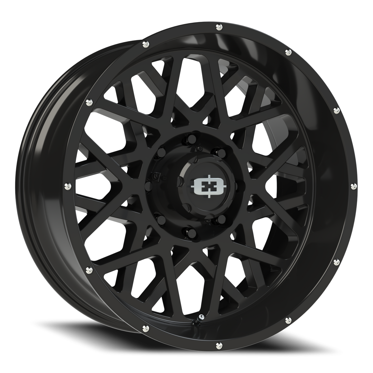 Vision Wheel 412 Gloss Black 22x10 -19 8x165.1mm 125.2mm - Wheelwiz