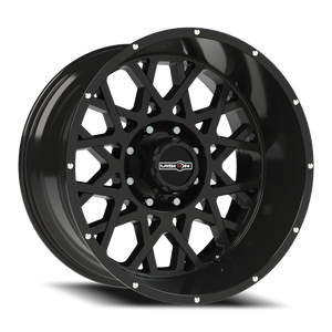 Vision Wheel 412 Gloss Black 22x12 -51 8x165.1mm 125.2mm - Wheelwiz