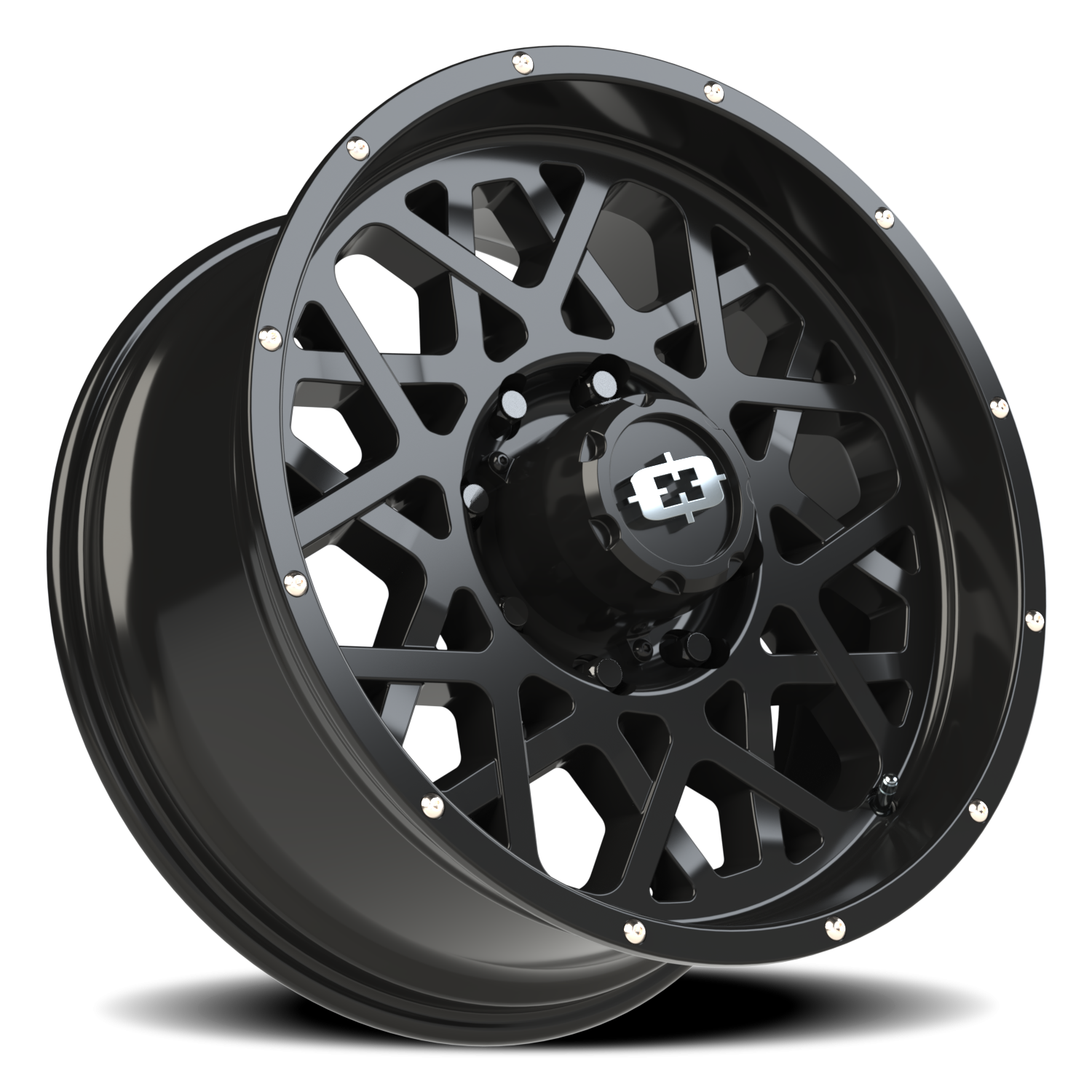 Vision Wheel 412 Gloss Black 20x9 +12 8x170mm 125.2mm - Wheelwiz