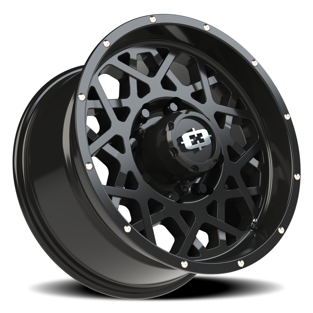 Vision Wheel 412 Gloss Black 18x9 -12 8x170mm 125.2mm - Wheelwiz