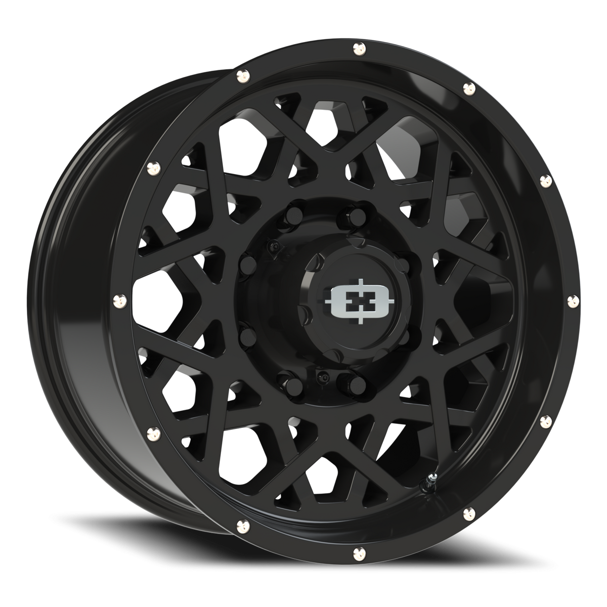 Vision Wheel 412 Gloss Black 18x9 +12 8x165.1mm 125.2mm - Wheelwiz