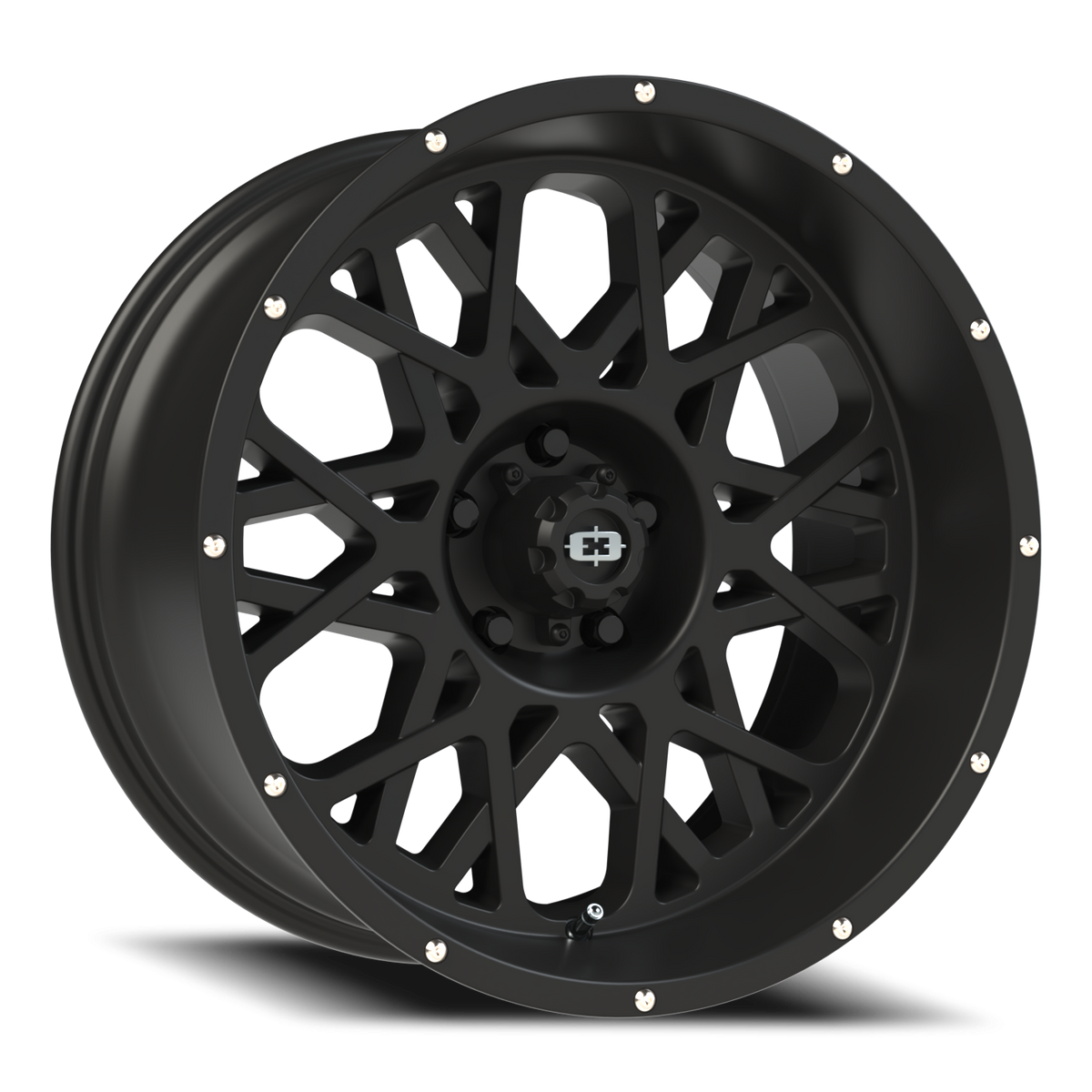 Vision Wheel 412 Satin Black 20x10 -25 5x127mm 78.1mm - Wheelwiz
