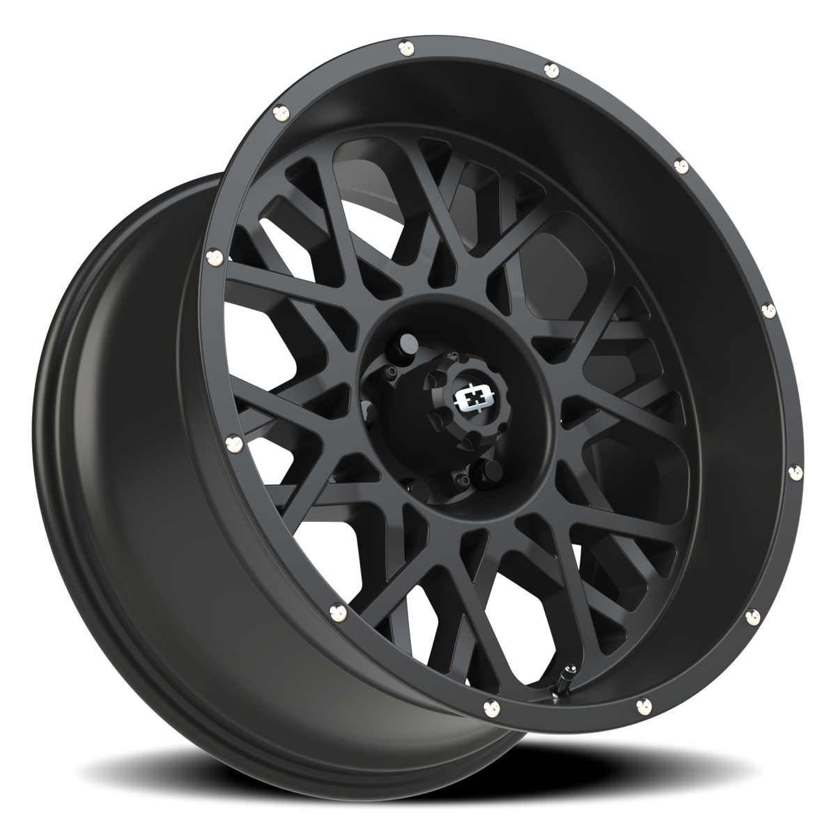 Vision Wheel 412 Satin Black 20x10 -25 5x127mm 78.1mm - Wheelwiz