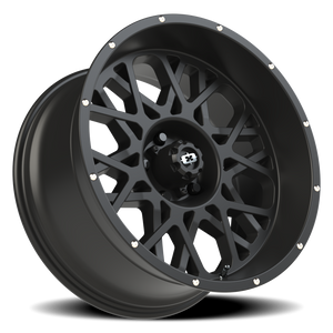 Vision Wheel 412 Satin Black 20x10 -25 5x127mm 78.1mm - Wheelwiz