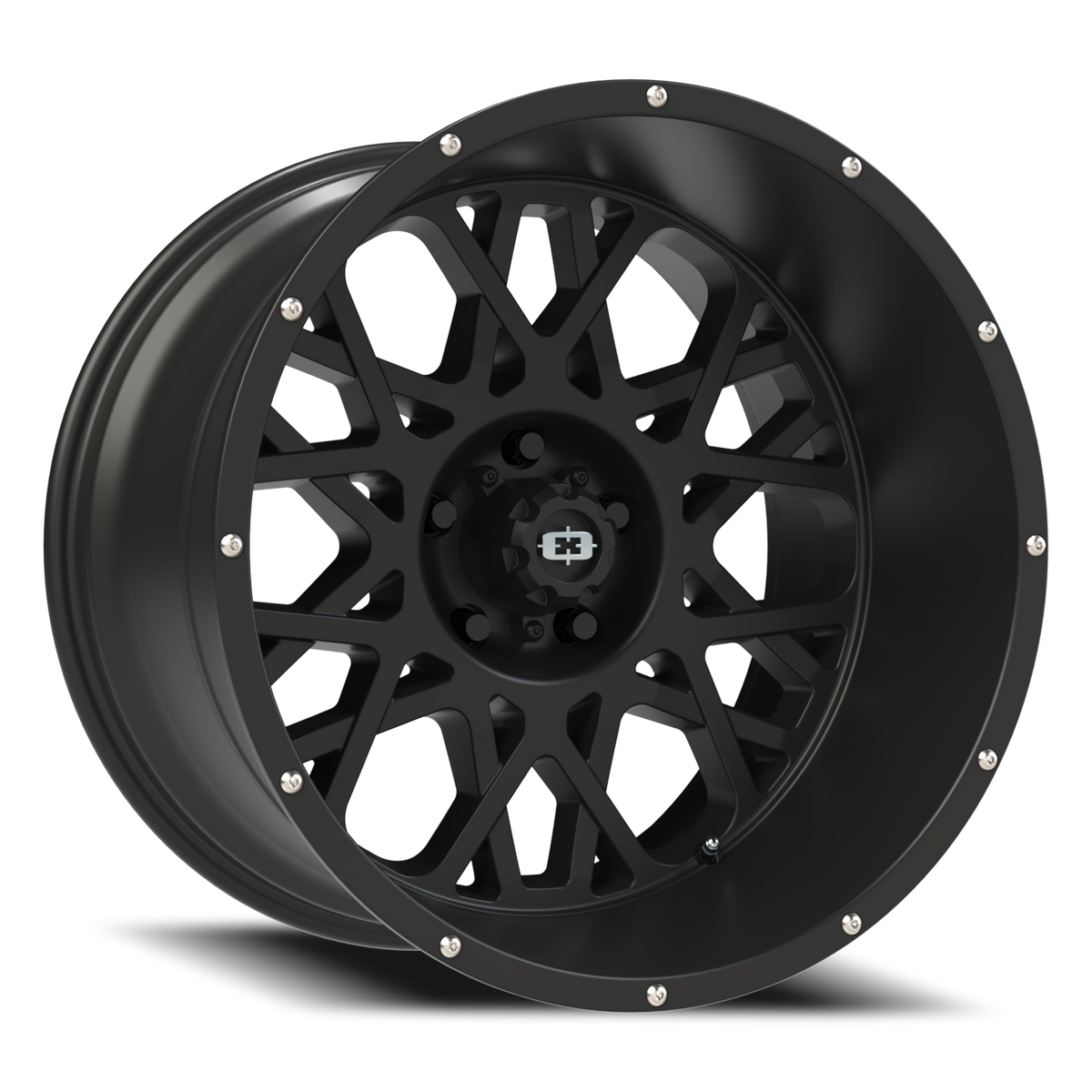 Vision Wheel 412 Satin Black 20x12 -51 5x127mm 78.1mm - Wheelwiz
