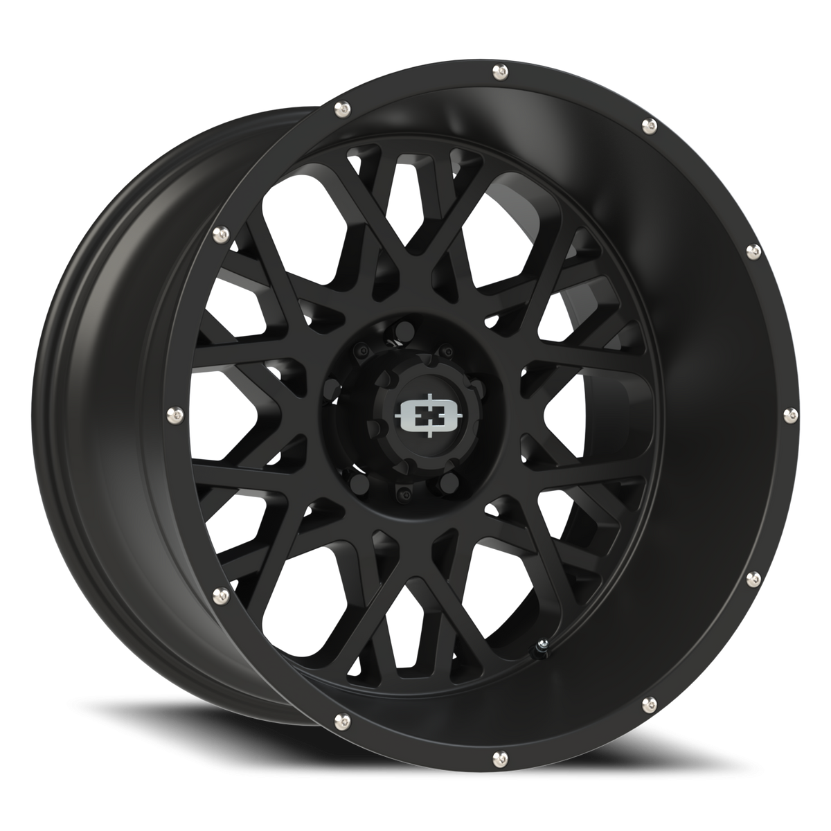 Vision Wheel 412 Satin Black 20x12 -51 5x139.7mm 108mm - Wheelwiz