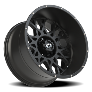 Vision Wheel 412 Satin Black 20x12 -51 5x139.7mm 108mm - Wheelwiz