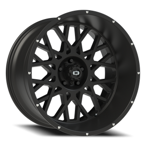 Vision Wheel 412 Satin Black 22x12 -51 5x127mm 78.1mm - Wheelwiz