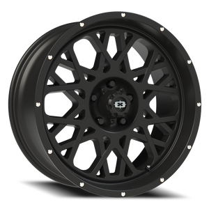 Vision Wheel 412 Satin Black 20x9 +10 5x127mm 78.1mm - Wheelwiz