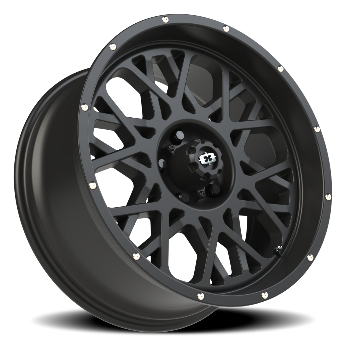 Vision Wheel 412 Satin Black 20x9 +10 5x127mm 78.1mm - Wheelwiz
