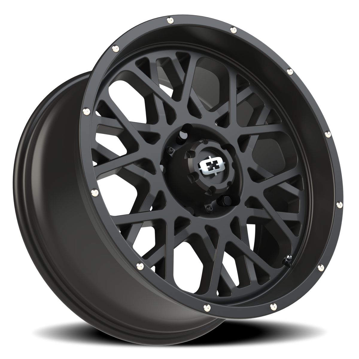 Vision Wheel 412 Satin Black 20x9 +12 5x139.7mm 108mm - Wheelwiz