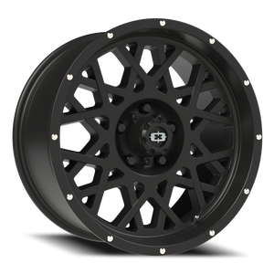 Vision Wheel 412 Satin Black 18x9 +12 5x127mm 78.1mm - Wheelwiz