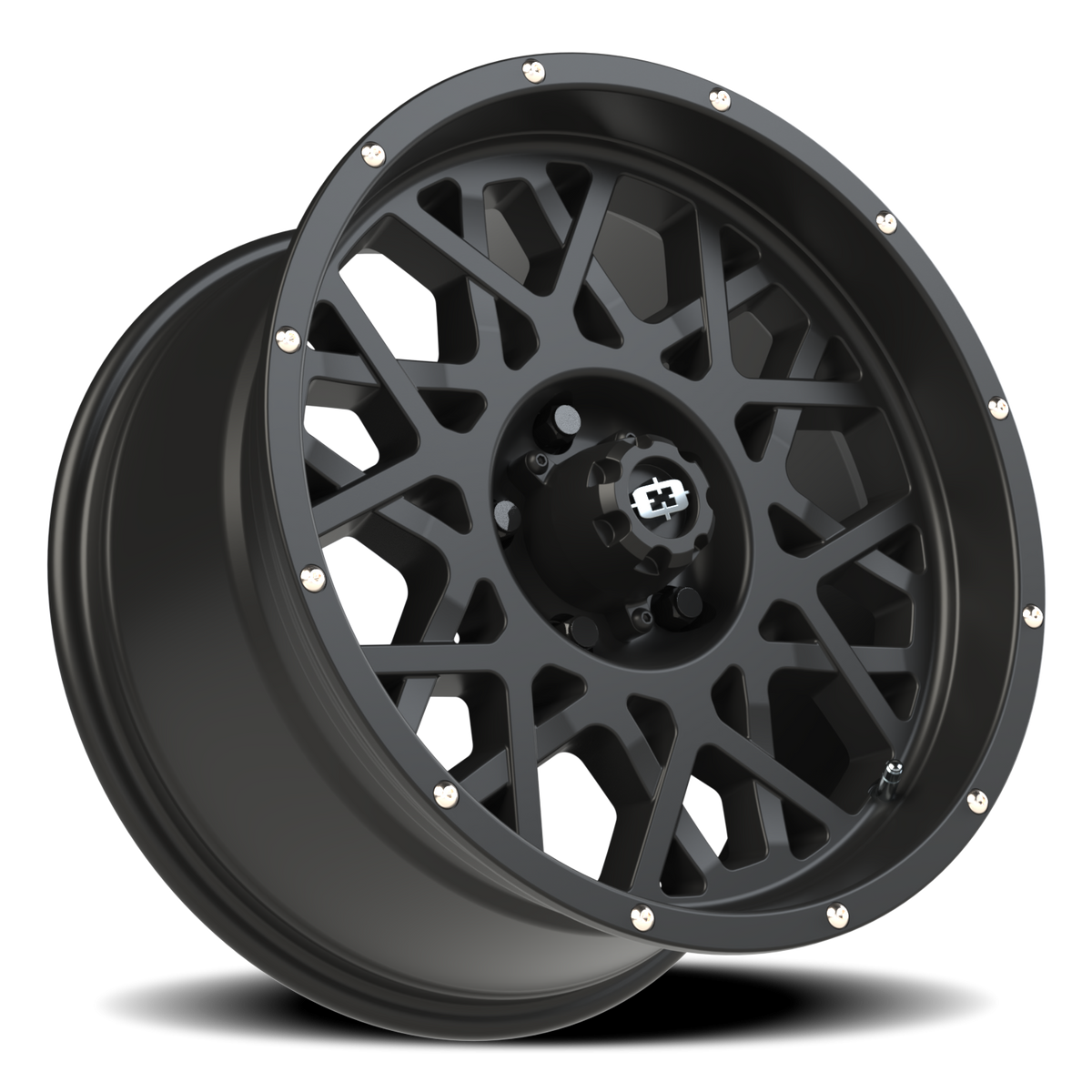 Vision Wheel 412 Satin Black 18x9 +12 5x127mm 78.1mm - Wheelwiz