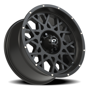 Vision Wheel 412 Satin Black 18x9 +12 5x127mm 78.1mm - Wheelwiz