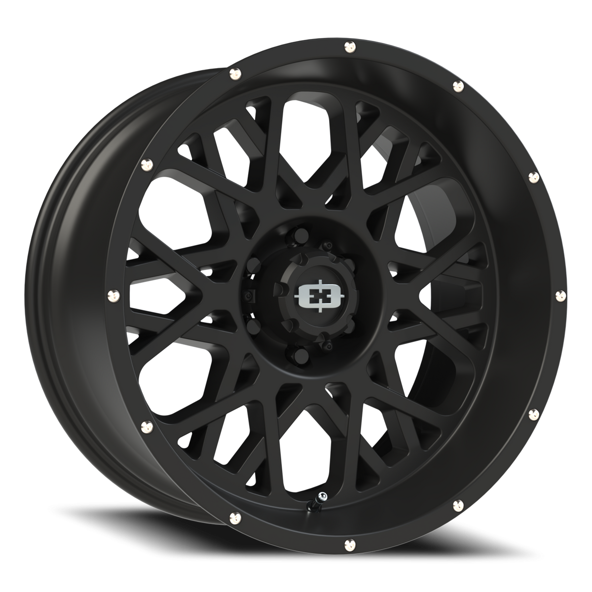 Vision Wheel 412 Satin Black 20x10 -25 6x139.7mm 106.2mm - Wheelwiz
