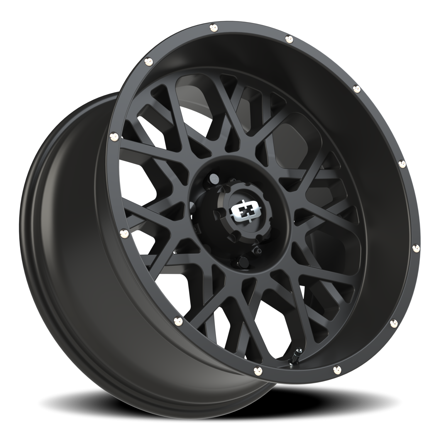 Vision Wheel 412 Satin Black 20x10 -25 6x139.7mm 106.2mm - Wheelwiz