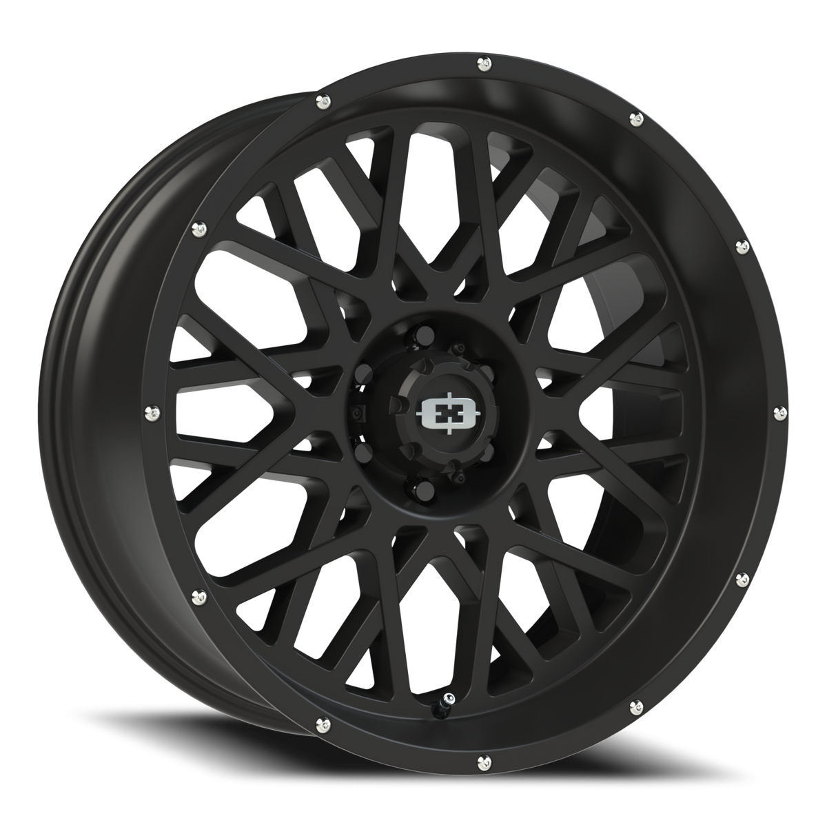 Vision Wheel 412 Satin Black 22x10 -19 6x139.7mm 106.2mm - Wheelwiz