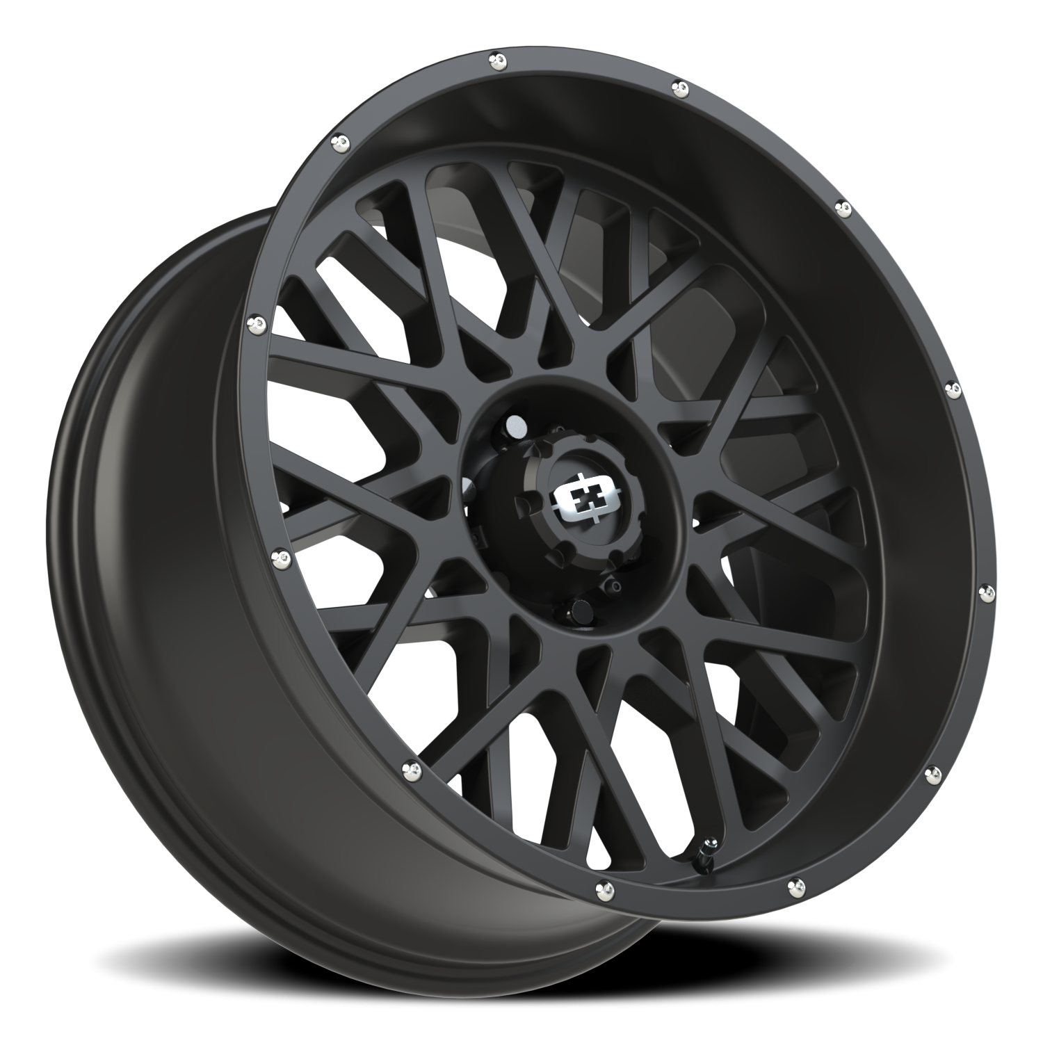 Vision Wheel 412 Satin Black 22x10 -19 6x139.7mm 106.2mm - Wheelwiz