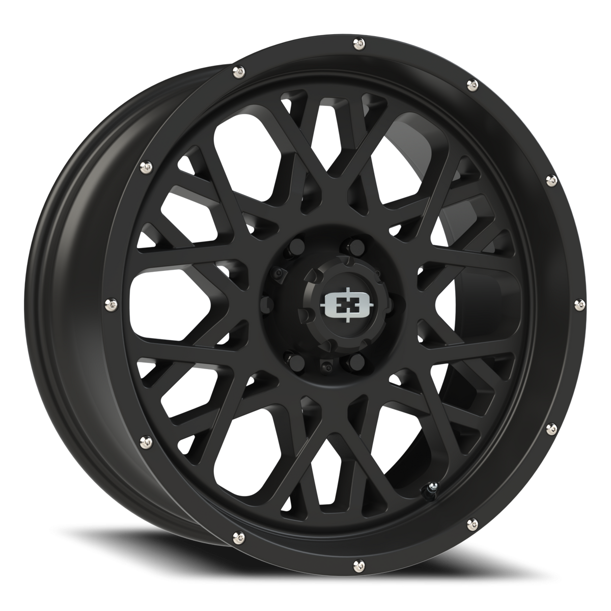 Vision Wheel 412 Satin Black 20x9 +10 6x139.7mm 106.2mm - Wheelwiz