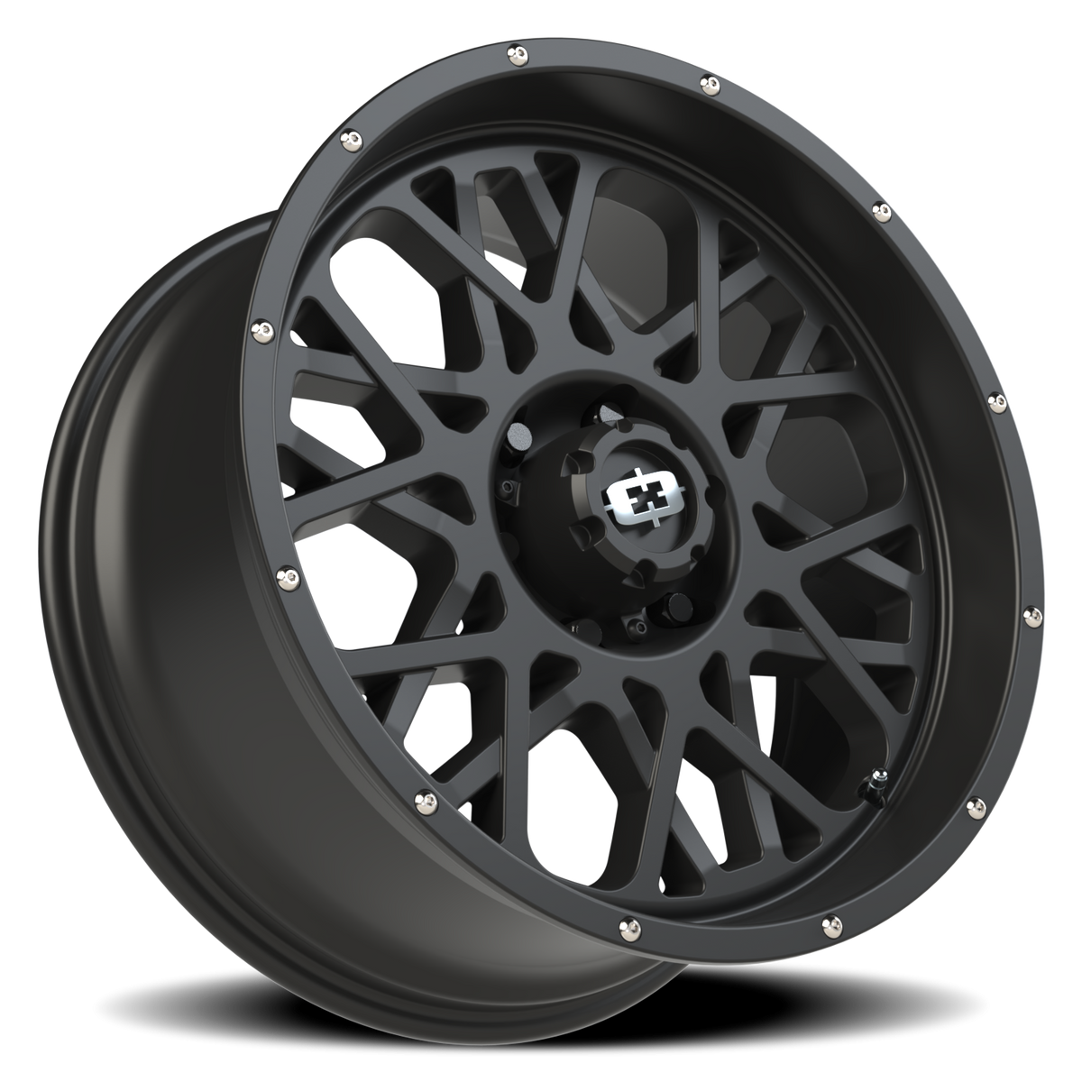 Vision Wheel 412 Satin Black 20x9 +10 6x139.7mm 106.2mm - Wheelwiz