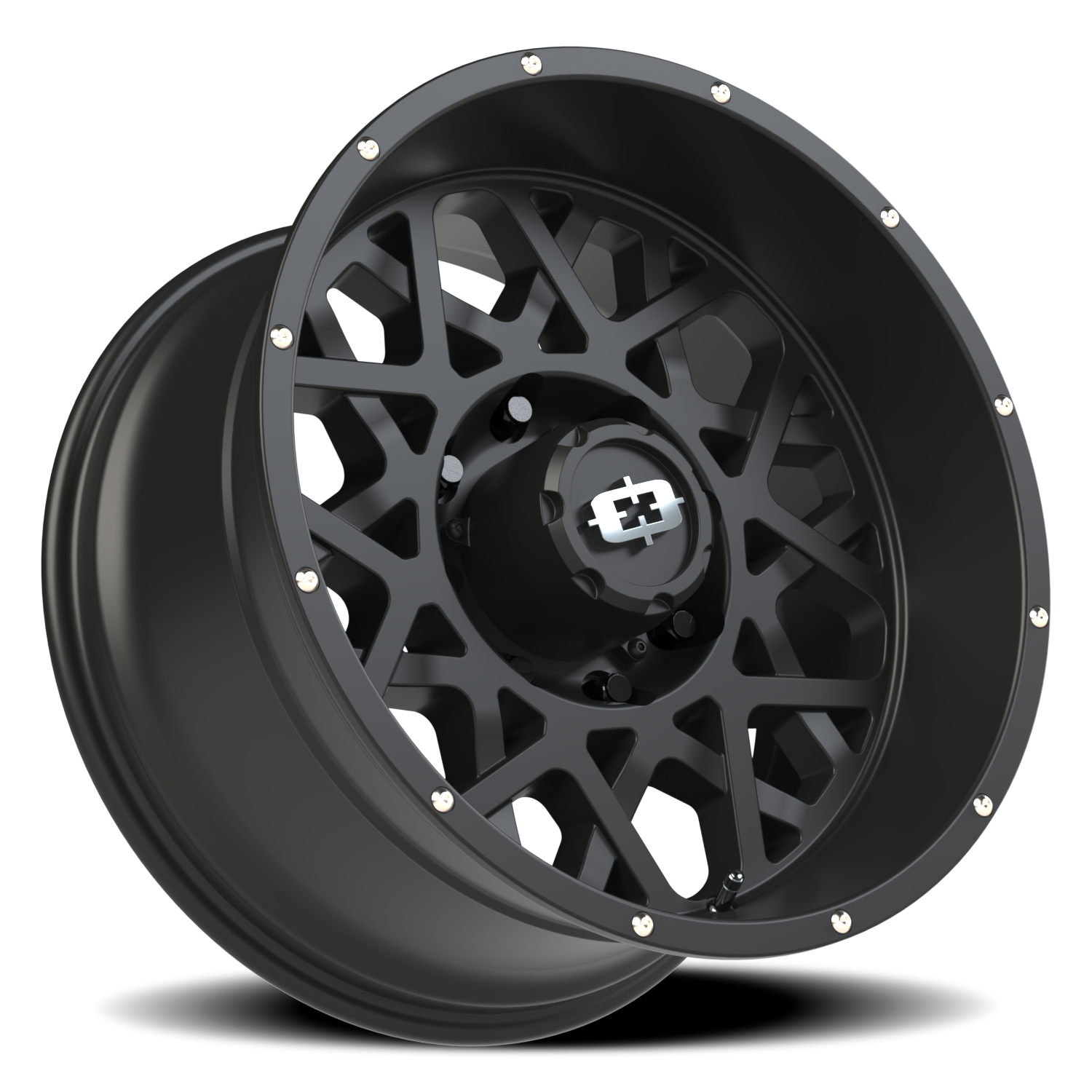 Vision Wheel 412 Satin Black 20x10 -25 8x170mm 125.2mm - Wheelwiz