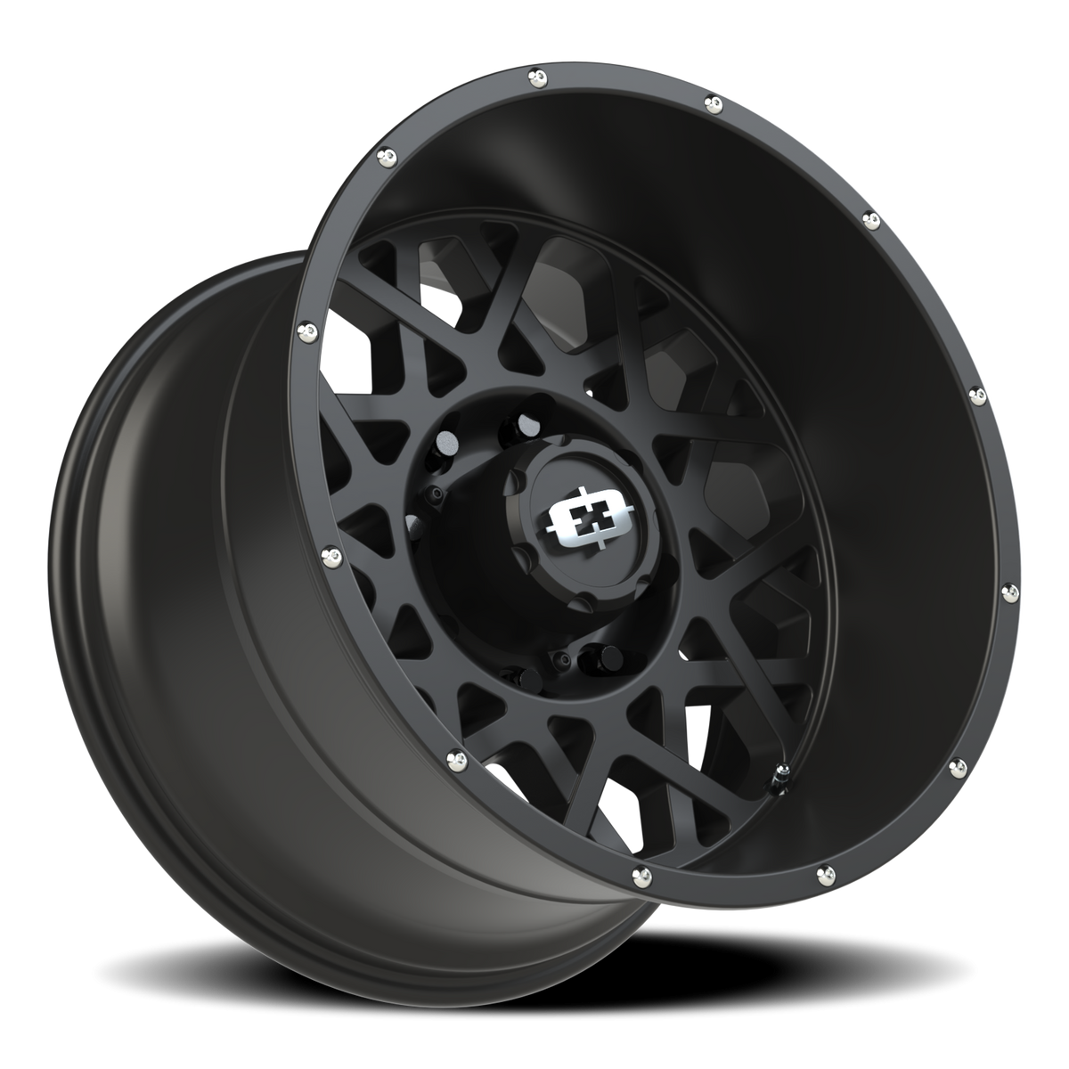 Vision Wheel 412 Satin Black 20x12 -51 8x170mm 125.2mm - Wheelwiz