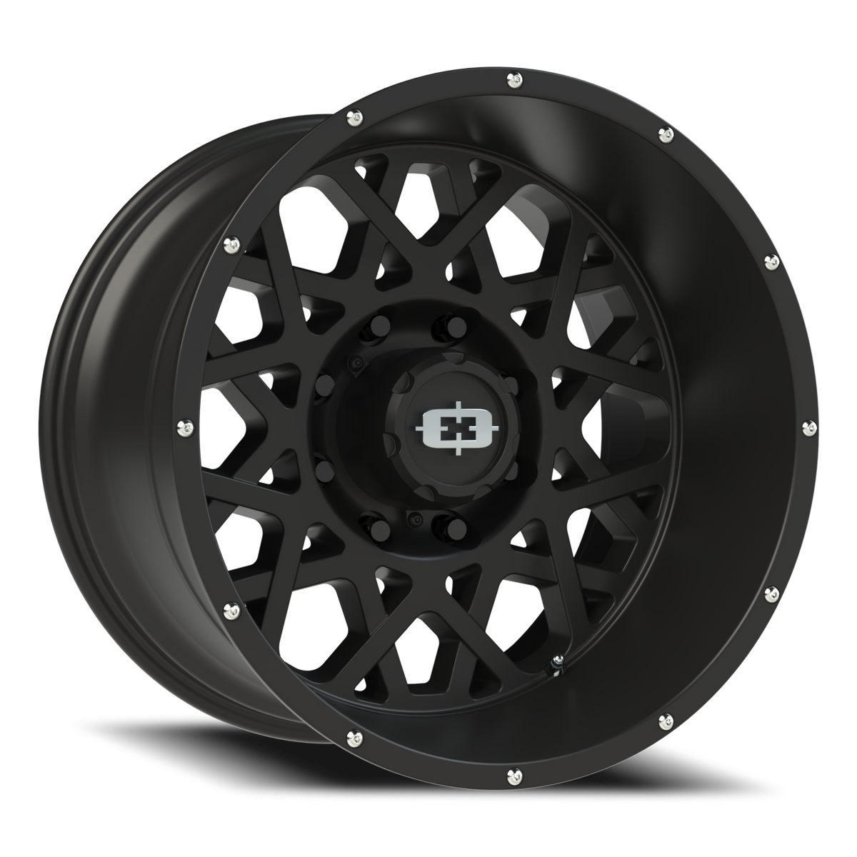 Vision Wheel 412 Satin Black 20x12 -51 8x180mm 124.2mm - Wheelwiz