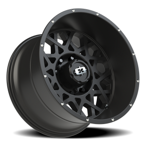 Vision Wheel 412 Satin Black 20x12 -51 8x180mm 124.2mm - Wheelwiz