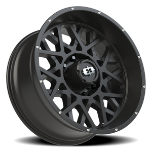 Vision Wheel 412 Satin Black 22x10 -19 8x165.1mm 125.2mm - Wheelwiz