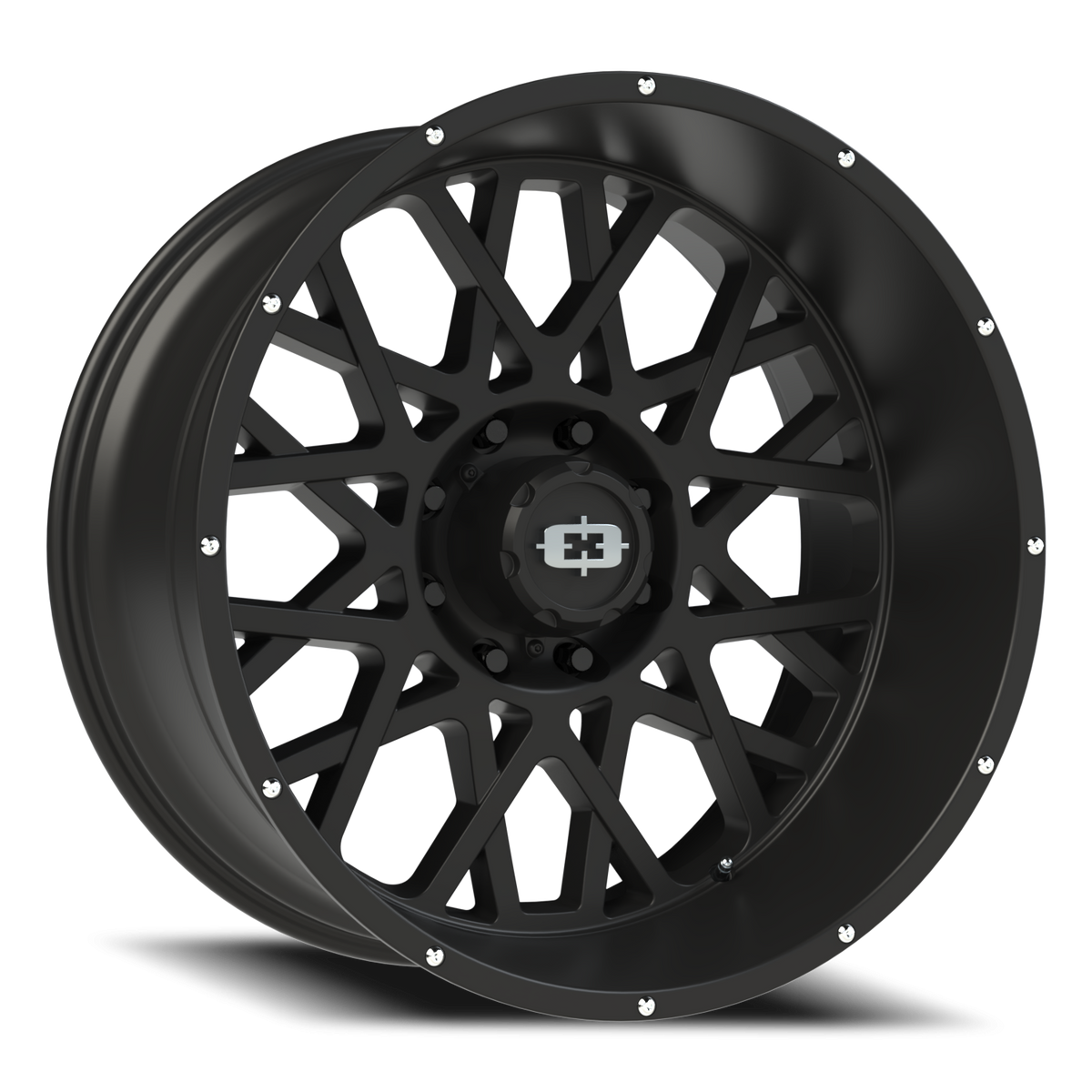 Vision Wheel 412 Satin Black 24x12 -51 8x170mm 125.2mm - Wheelwiz