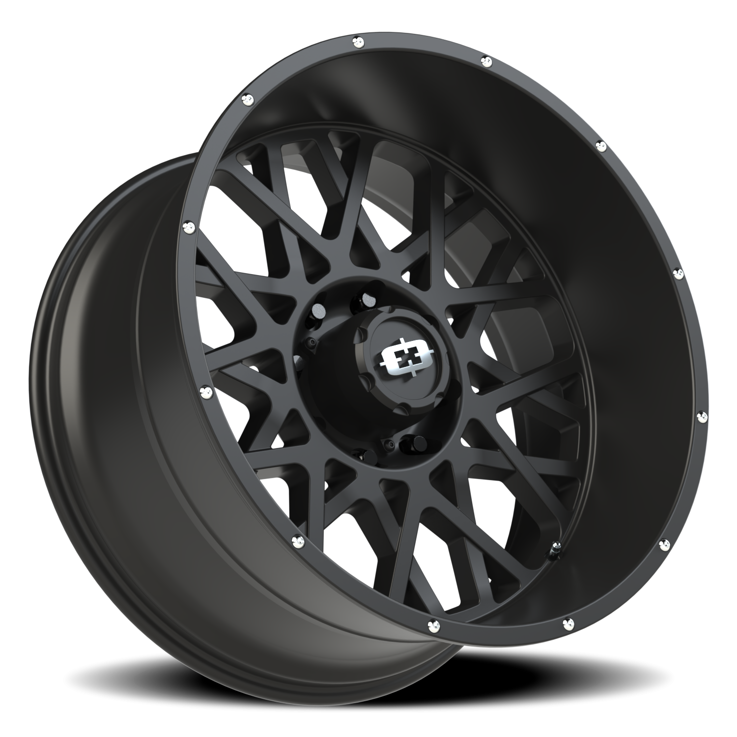 Vision Wheel 412 Satin Black 24x12 -51 8x170mm 125.2mm - Wheelwiz