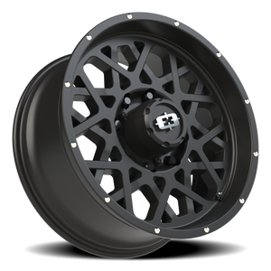 Vision Wheel 412 Satin Black 20x9 +12 8x165.1mm 125.2mm - Wheelwiz