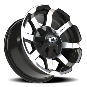 Vision Wheel 413 Gloss Black Machined Face 15x7.5 -12 6x139.7mm 110mm - Wheelwiz