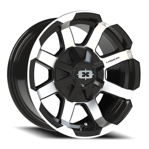 Vision Wheel 413 Gloss Black Machined Face 15x7.5 -12 5x139.7mm 110mm - Wheelwiz