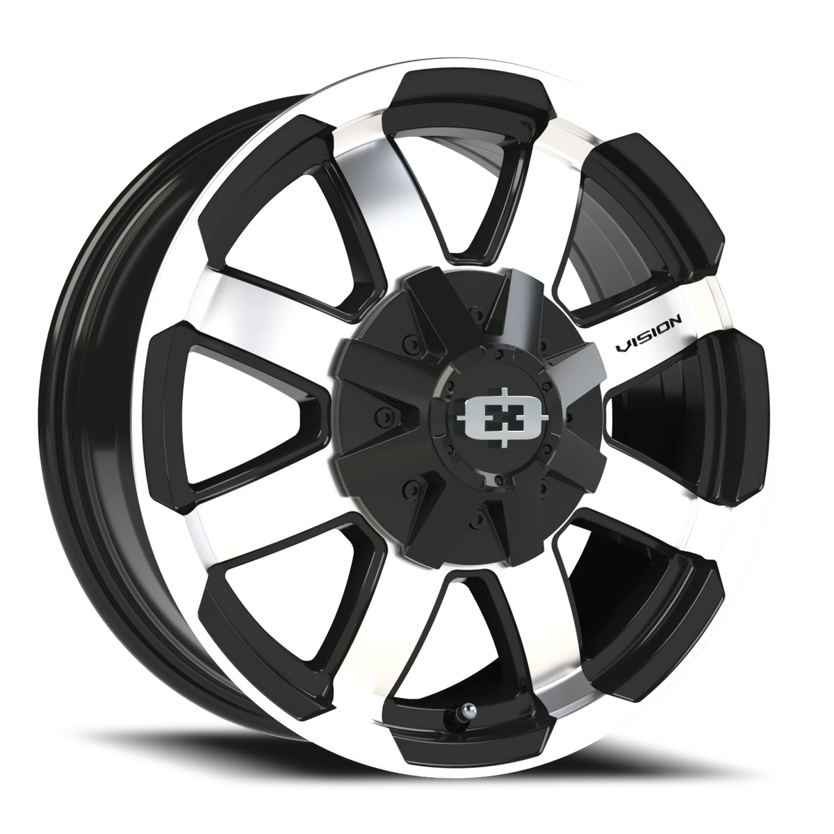 Vision Wheel 413 Gloss Black Machined Face 16x6.5 +45 5x130mm 78.3mm - Wheelwiz
