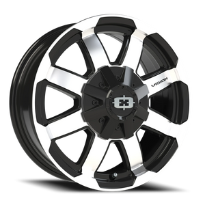Vision Wheel 413 Gloss Black Machined Face 16x6.5 +45 5x130mm 78.3mm - Wheelwiz