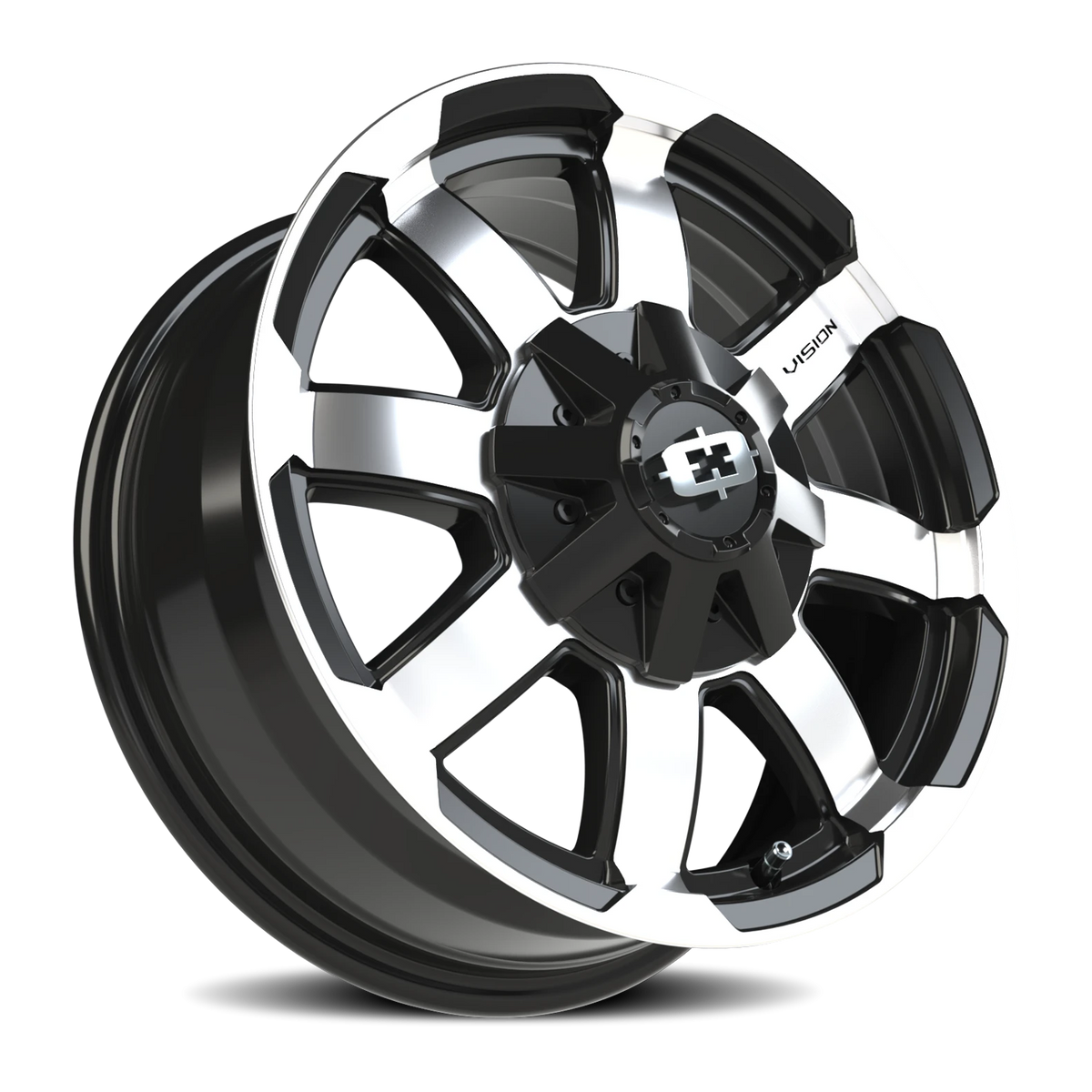 Vision Wheel 413 Gloss Black Machined Face 16x6.5 +45 5x130mm 78.3mm - Wheelwiz