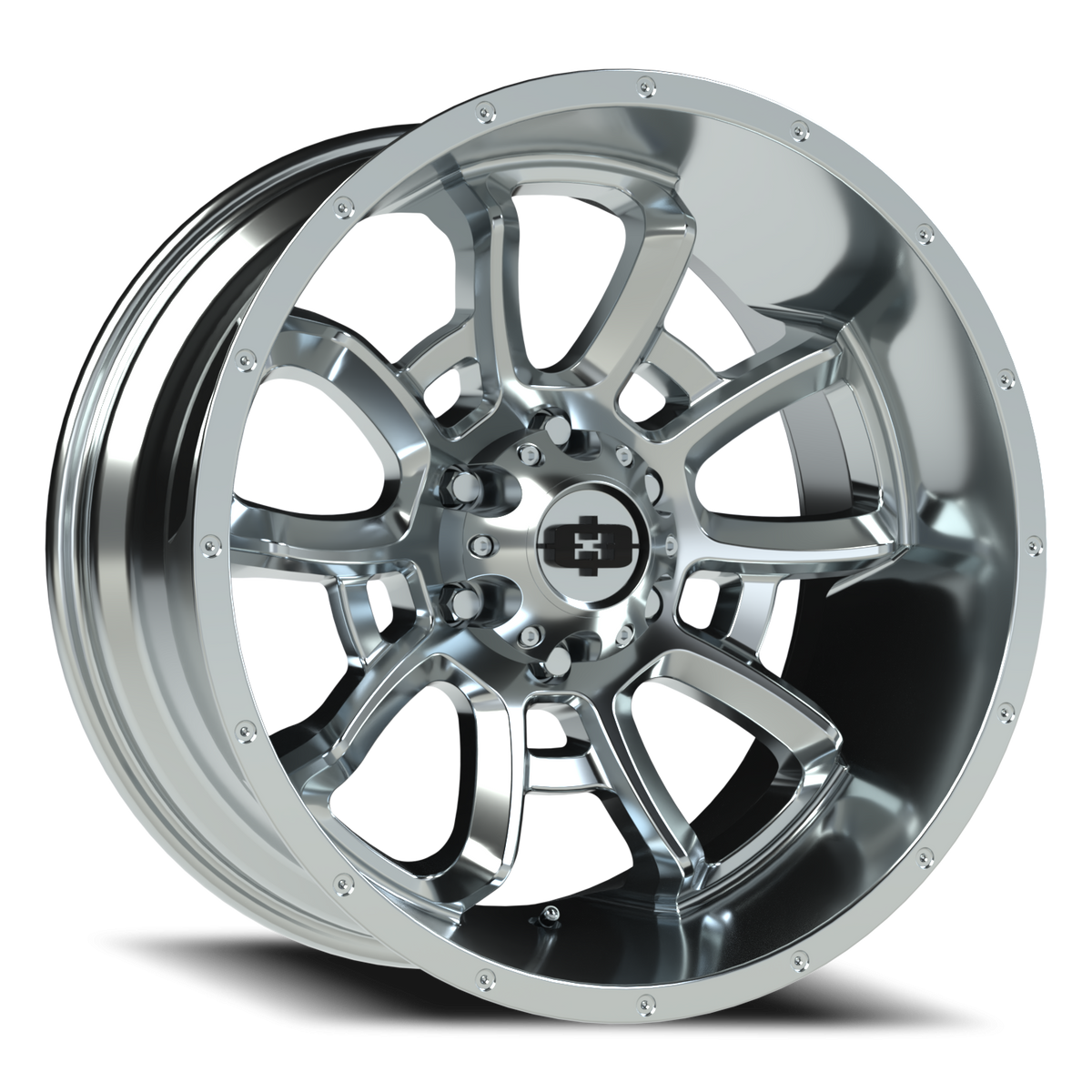 Vision Wheel 415 Chrome 20x10 -25 6x139.7mm 106.2mm - Wheelwiz
