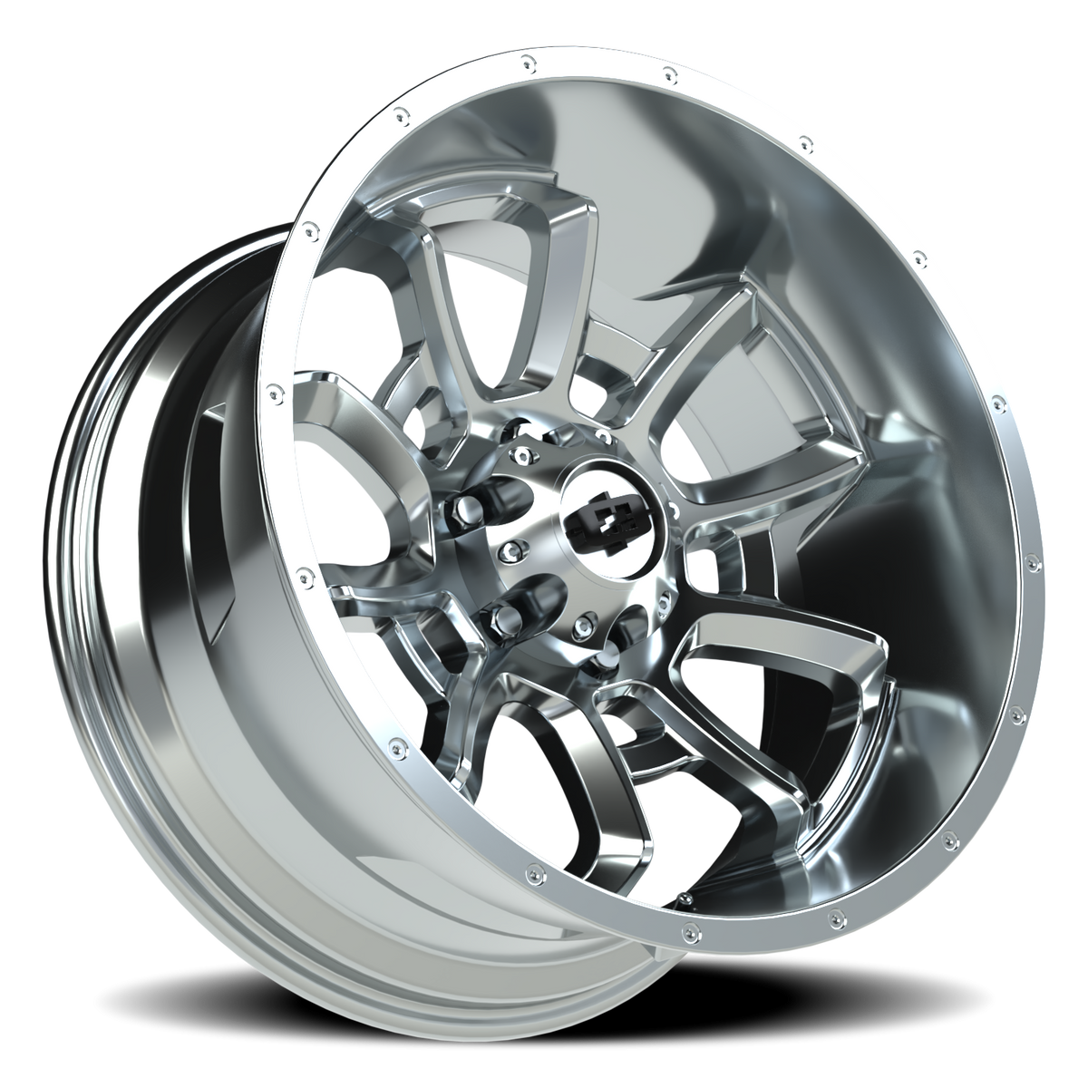 Vision Wheel 415 Chrome 20x10 -25 6x139.7mm 106.2mm - Wheelwiz
